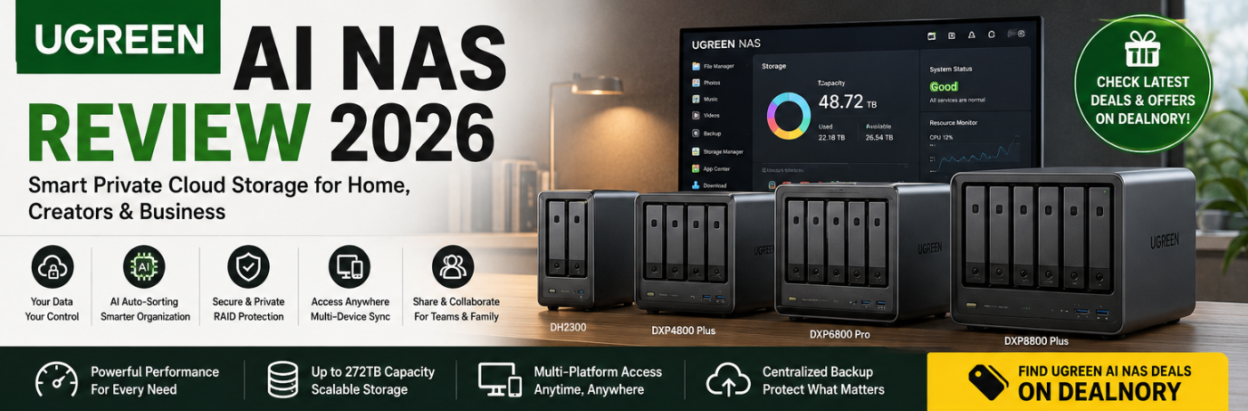 UGREEN AI NAS Review 2026: Smart Private Cloud Storage for Home, Creators & Business