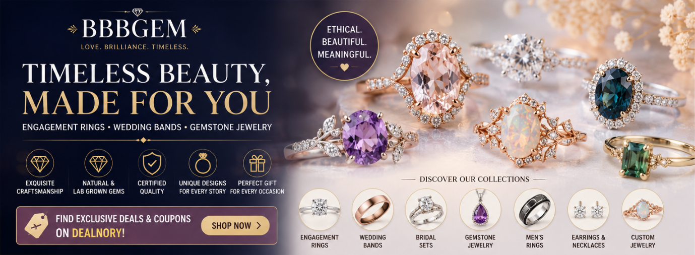 BBBGEM Review: Beautiful Engagement Rings, Moissanite & Unique Gemstone Jewelry