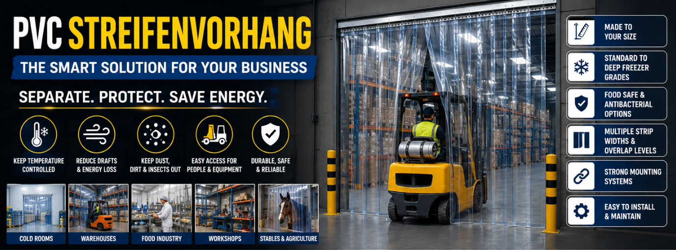 PVC Streifenvorhang Review: The Smart Solution for Warehouses, Cold Rooms & Industrial Spaces