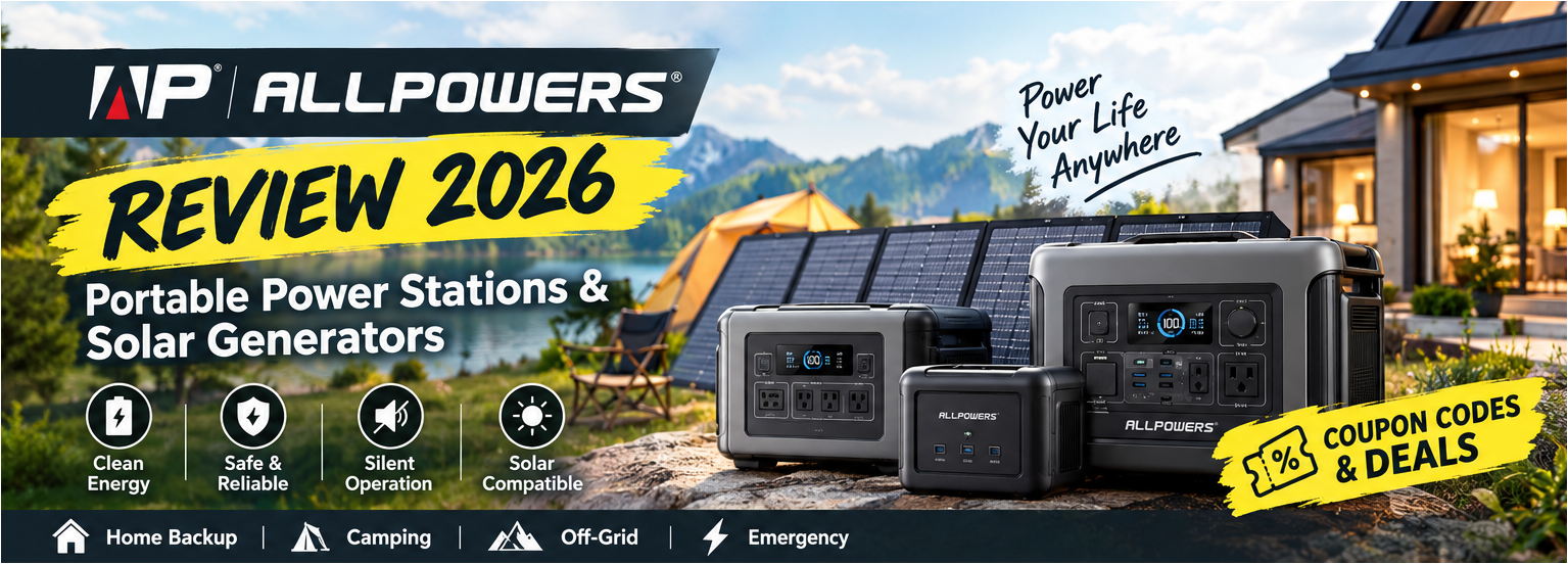 ALLPOWERS Review 2026: Portable Power Stations & Solar Generators