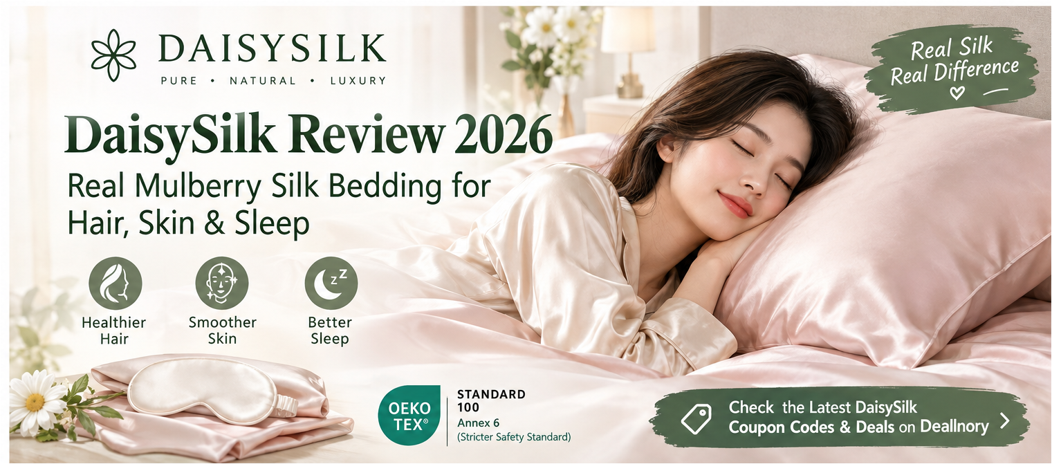 DaisySilk Review 2026: Real Mulberry Silk Bedding for Hair, Skin & Sleep
