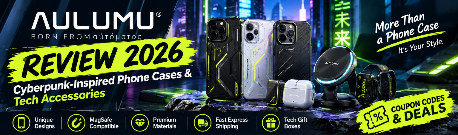 Aulumu Review 2026: Cyberpunk-Inspired Phone Cases & Tech Accessories