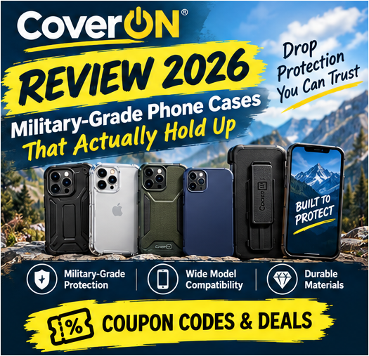 CoverON Review 2026: Military-Grade Phone Cases That Actually Hold Up
