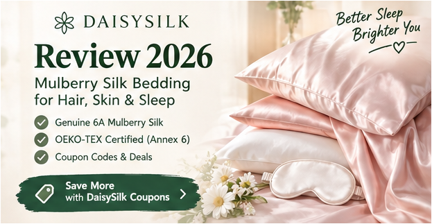 DaisySilk Review 2026: Real Mulberry Silk Bedding for Hair, Skin & Sleep
