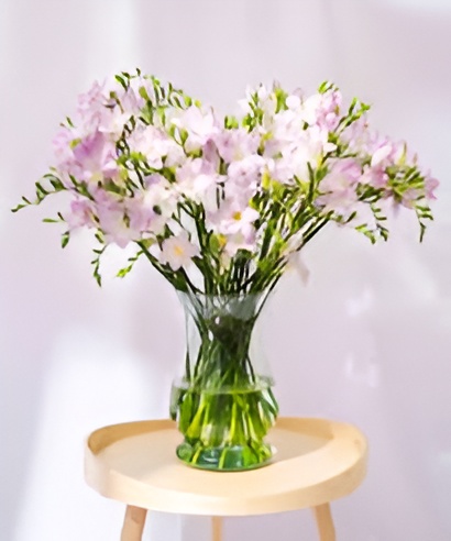 Lilac Guernsey Long Stem Freesia Flowers - Guernseyflowersbypost