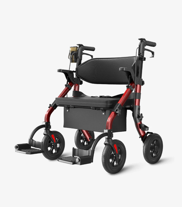 VOCIC Z59 2 in 1 Heavy Duty Walker Wheelchair Combo