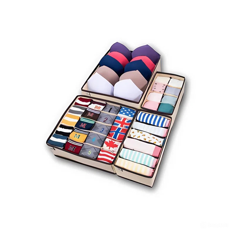 BlushBees® Wardrobe Or Closet Organizer And Storage Drawer Dividers For Underwear Bra Socks Etc
