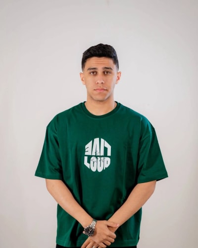 Say It Loud Oversized Tee - Green