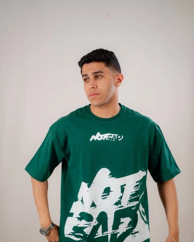 No Pain No Gain Oversized Tee - Green