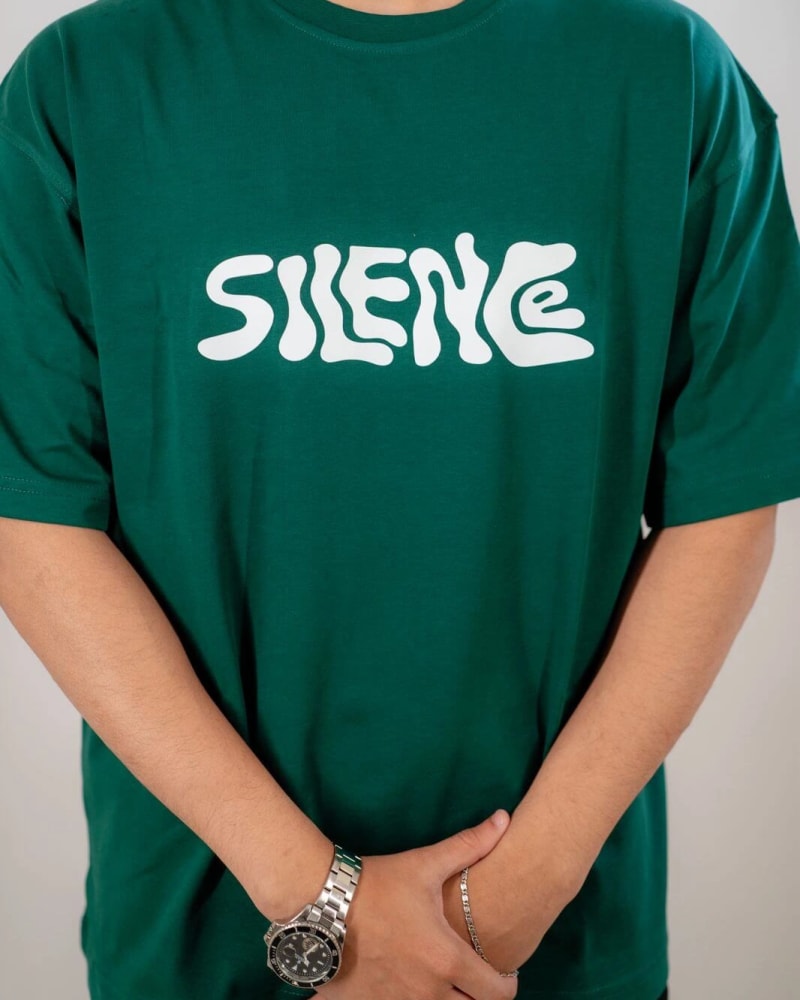 Silence Oversized Tee - Green