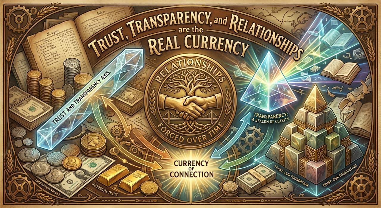 The Currency That Never Devalues: Why Trust, Transparency and Relationships Are the Foundation of Every Serious Business