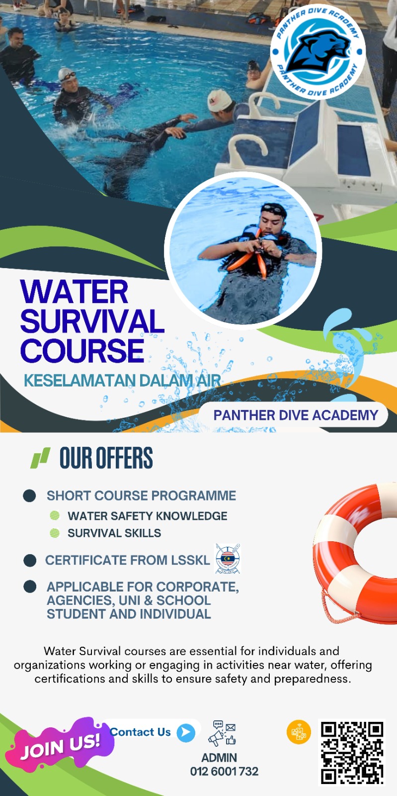 WATER SURVIVAL COURSE