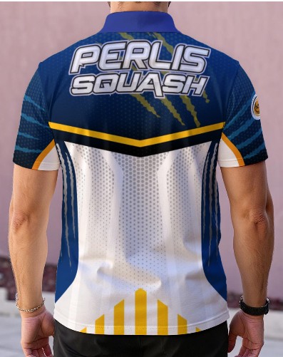 PERLIS SQUASH PSA POLO COLLAR