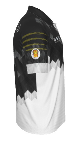 REFEREE BLACK WHITE POLO