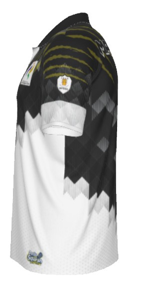 REFEREE BLACK WHITE POLO