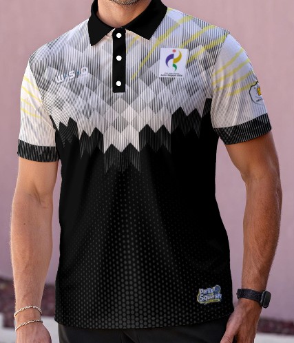 REFEREE WHITE BLACK POLO