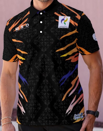 REFEREE ALL BLACK POLO