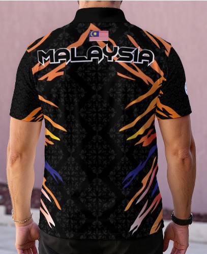 REFEREE ALL BLACK POLO