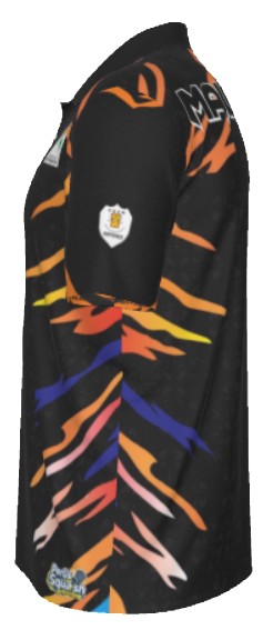 REFEREE ALL BLACK POLO