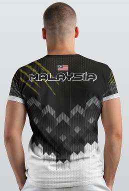 REFEREE BLACK WHITE SHORT SLEEVE ROUNDNECK