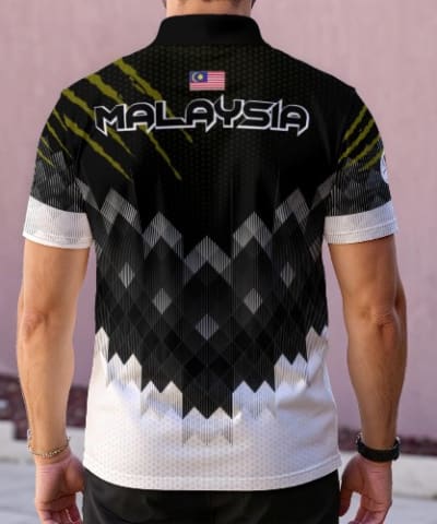 REFEREE BLACK WHITE POLO