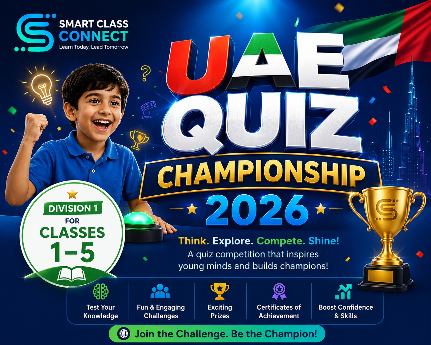 UAE Quiz Championship 2026 – Classes 1 to 5
