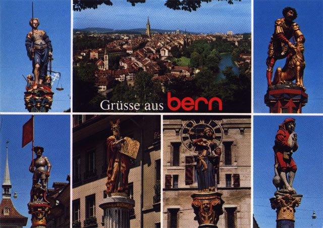 Featured image for Swiss Sketches - The Fountain Mile in Bern