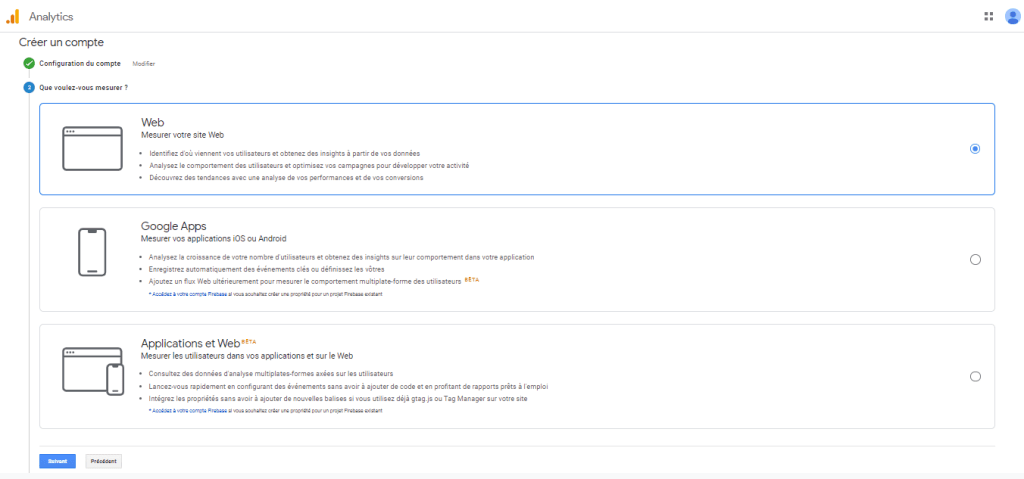 configurer un compte et une propriété google analytics, Comment configurer un compte et une propriété Google Analytics?, Michel YEBOUA