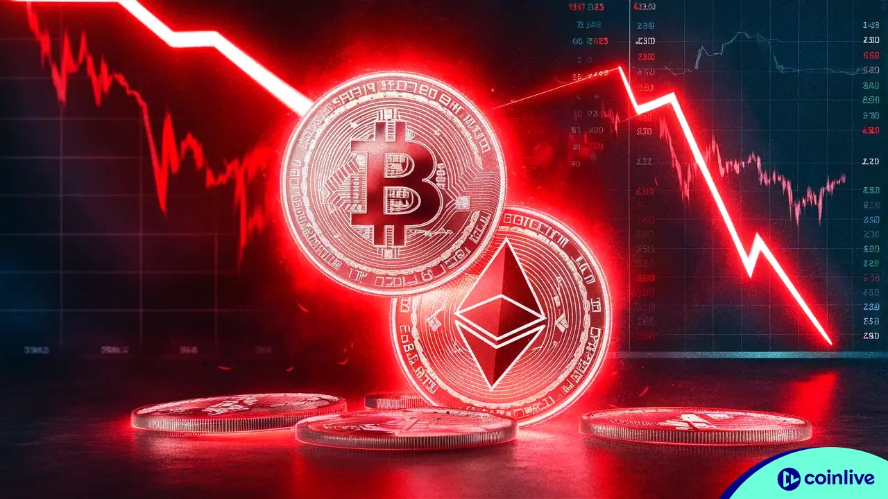 Crypto Market Liquidations Top $560 Million as Ether and Bitcoin Lead Losses