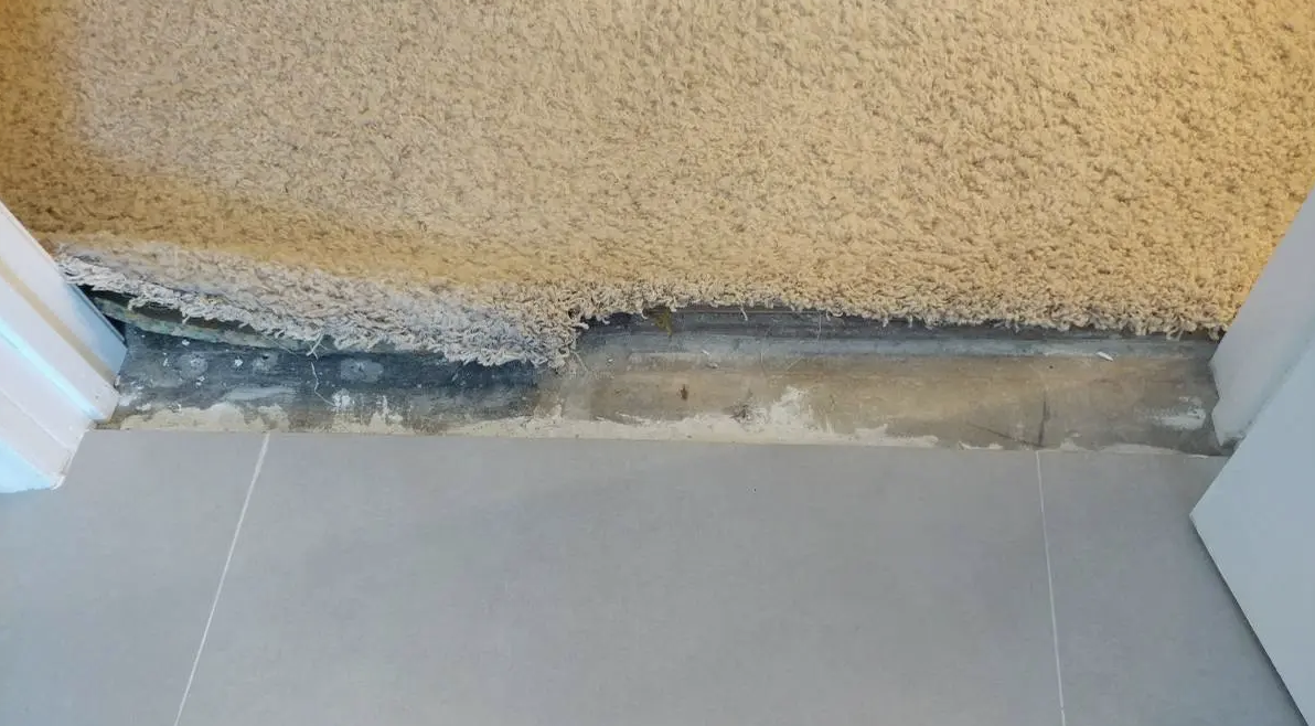 Carpet repair before