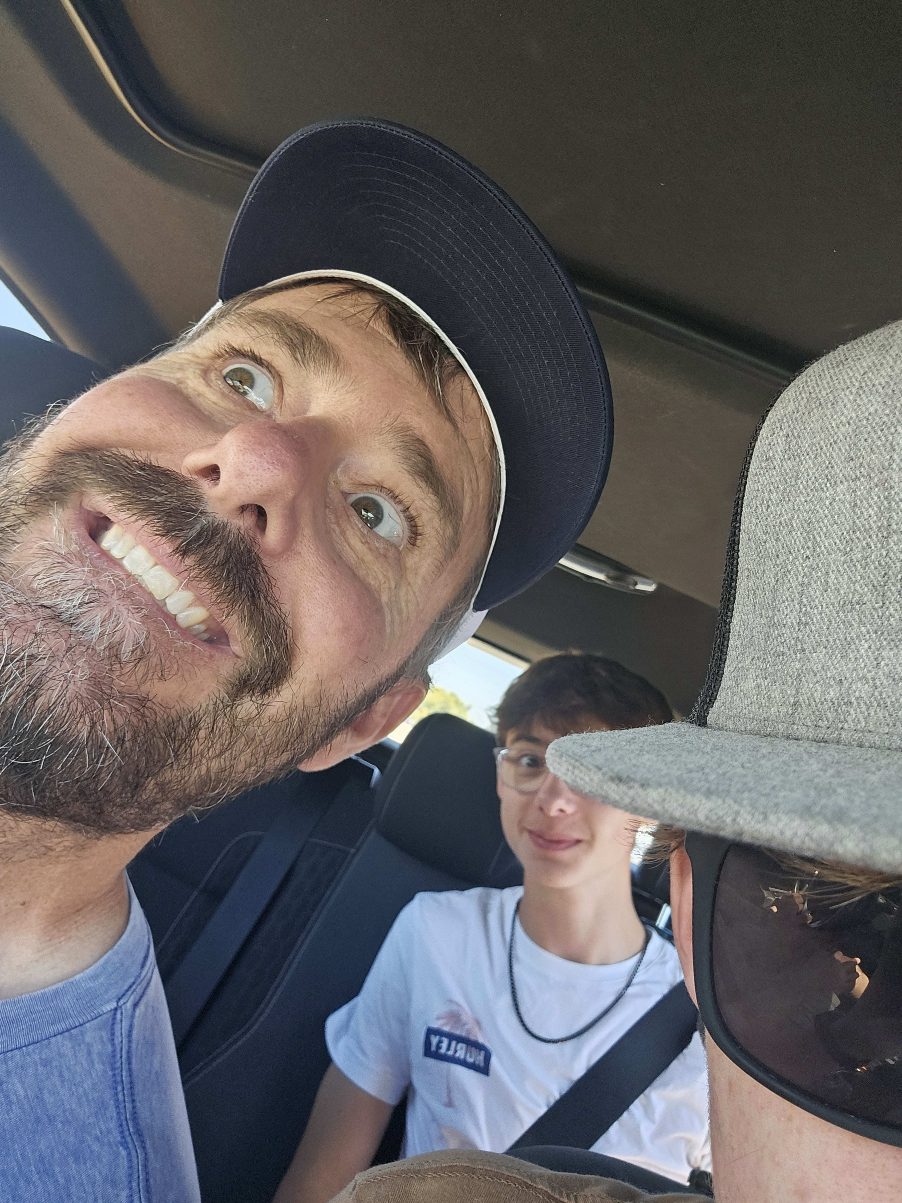 Kevin Borden with his sons