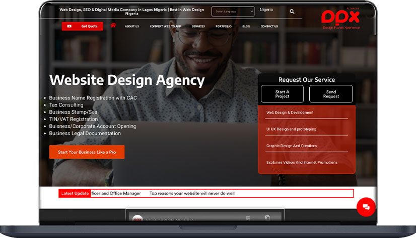 web designer in lagos