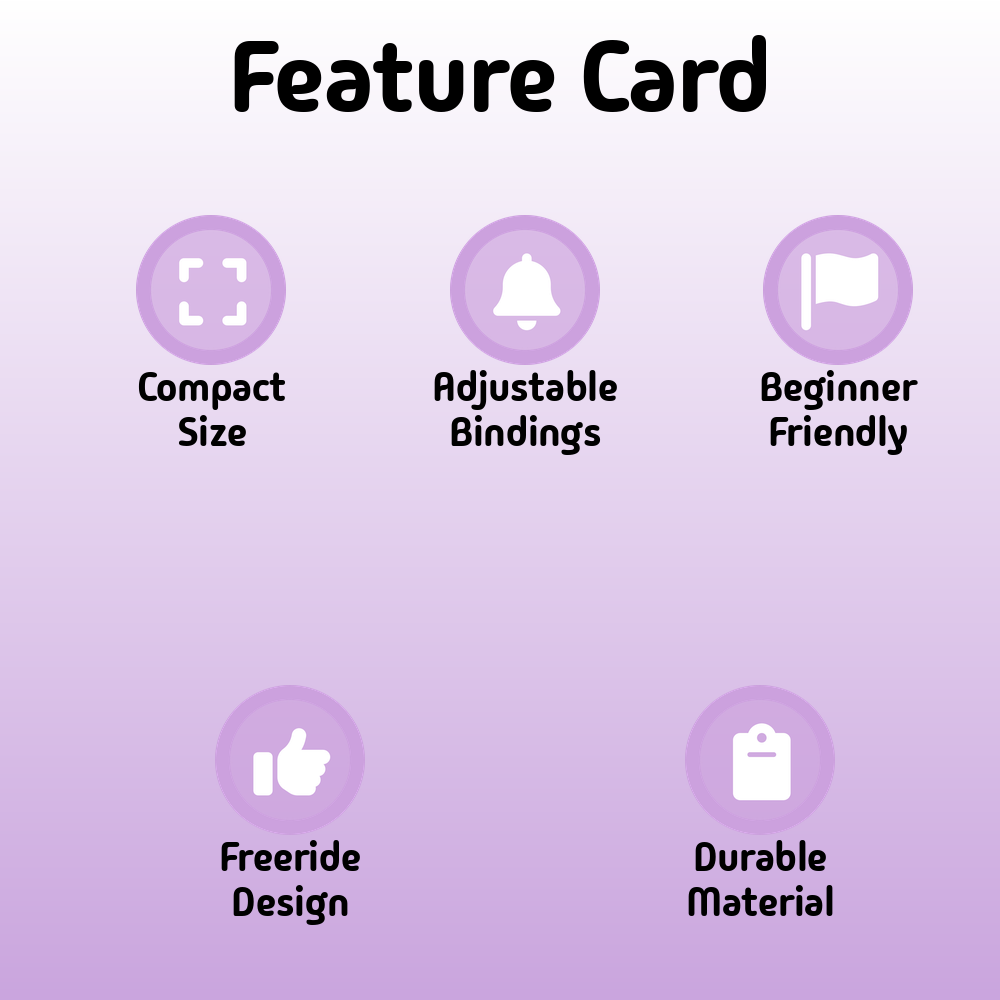 Close-up of the Hydrogen snowboard