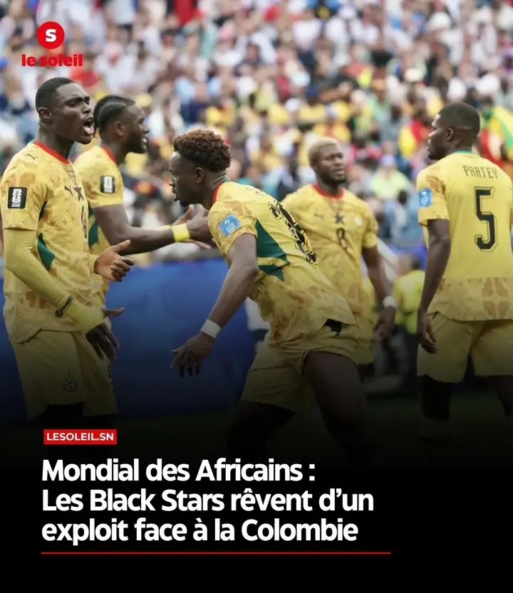 Le Ghana et la Colombie en huitième de finale ?