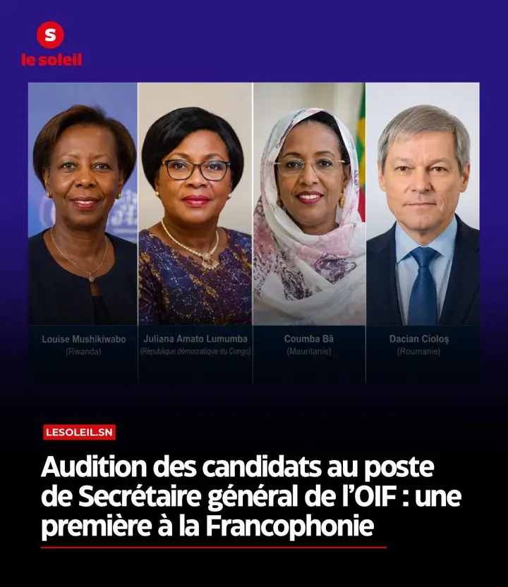 Les candidats au poste de secrétaire général de l'OIF