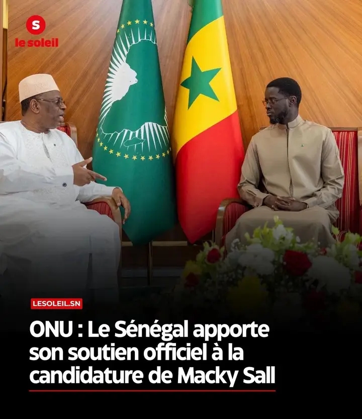 Le Sénégal apporte son soutien à la candidature de Macky Sall 