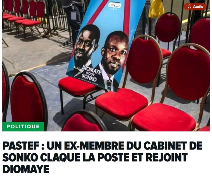 Un autre membre de Pastef a rejoint la coalition Diomaye Président...