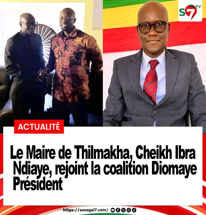 Cheikh Ibra Ndiaye maire de Thilmakha et Président du mouvement Ànd Taxawu Kajoor, rejoint la coalition Diomaye Président...