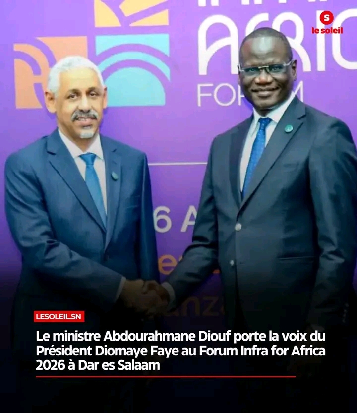 Le ministre de l’Énergie et du Pétrole, El Hadji Abdourahmane Diouf, a représenté le Président de la République Bassirou Diomaye Faye au Forum Infra for Africa 2026...