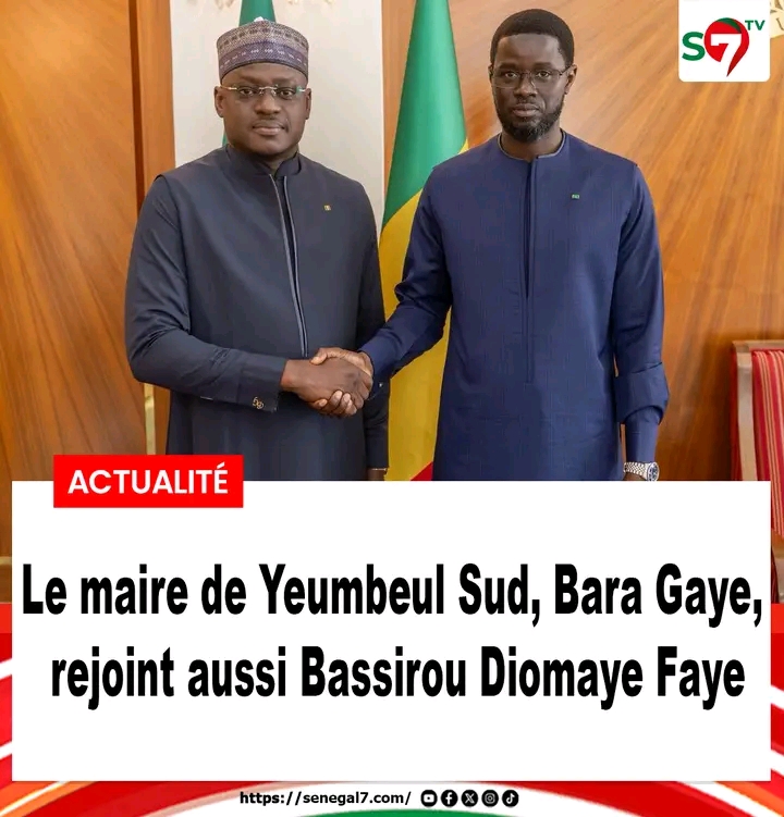 Bara Gaye, maire de la commune de Yeumbeul-Sud, dans le département de Keur Massar rejoint la partie « Kiiraay-Les patriotes républicains »...