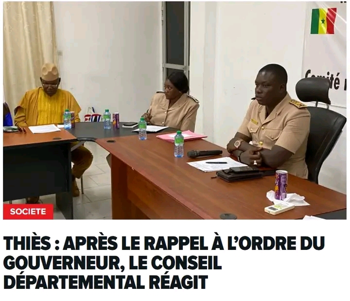 La sortie du gouverneur de Thiès, Saër Ndao, semble avoir produit son effet... 