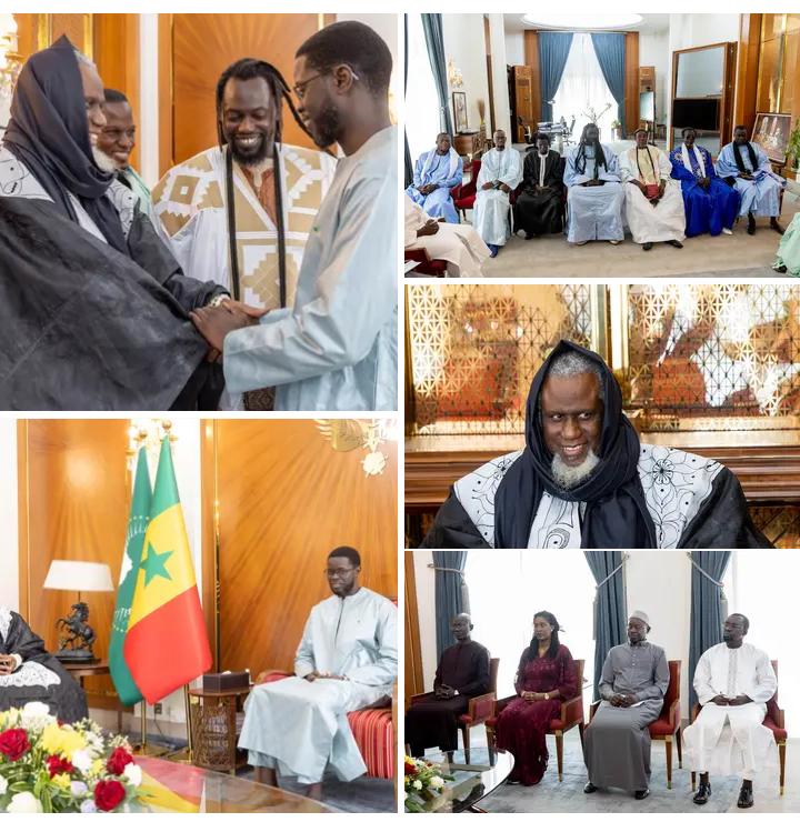 Le Président de la République, Son Excellence Monsieur Bassirou Diomaye Faye, a reçu ce samedi Cheikh Ndiguel Sène...
