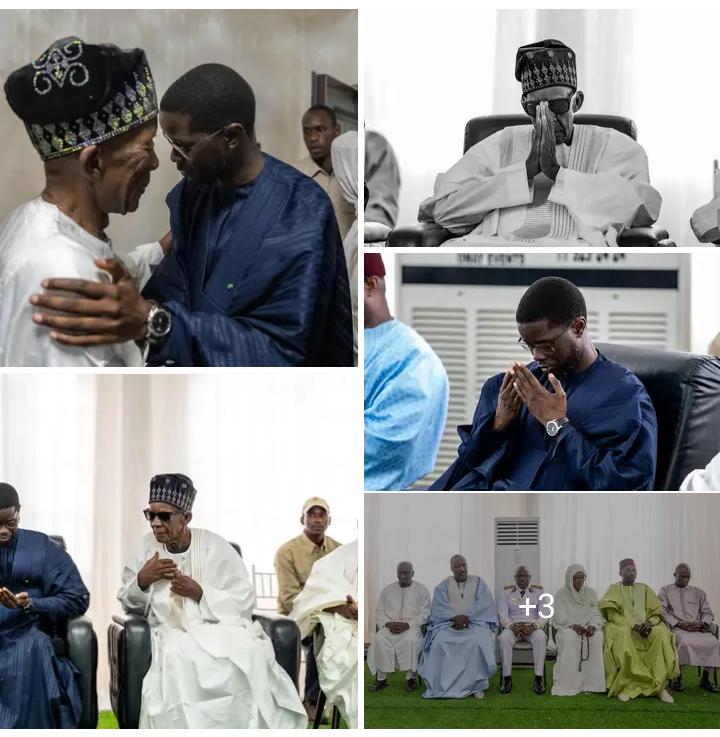 Visite au Khalife général de Médina Baye, Cheikh Mouhamadou Mahi Ibrahima Niass, auquel il a présenté ses condoléances les plus émues, en son nom propre et au nom de la Nation tout entière...