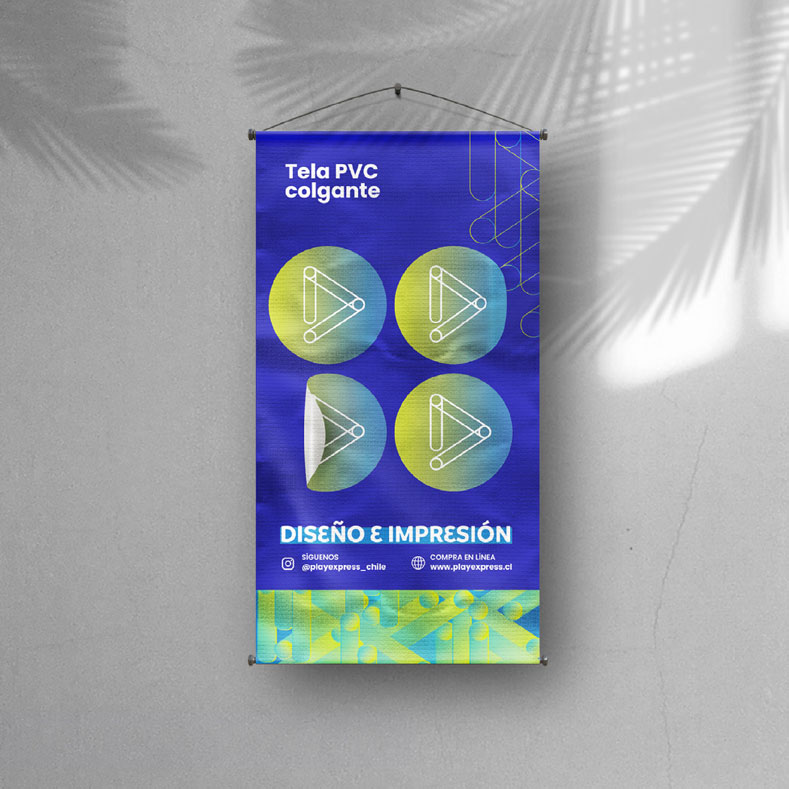 Pendon colgante 90x50