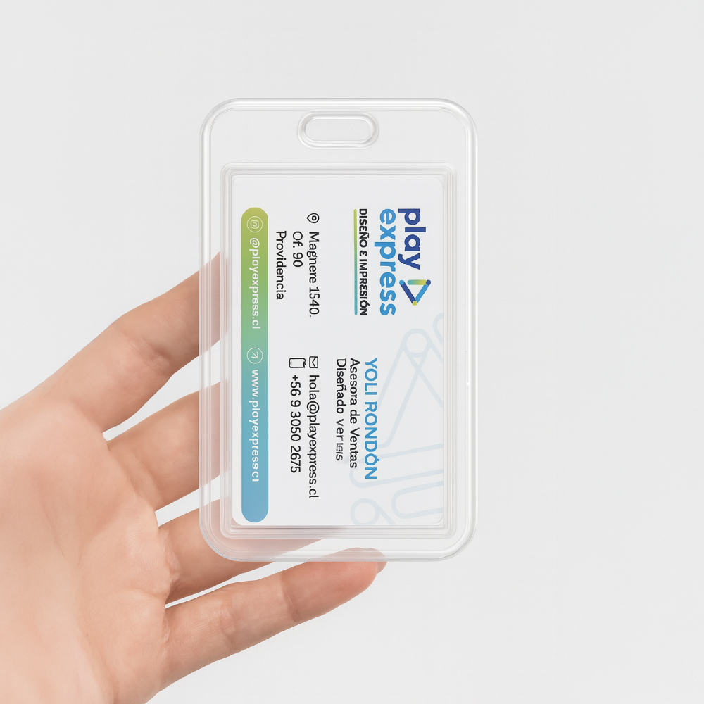 Credenciales PVC - Una cara - Imagen 1