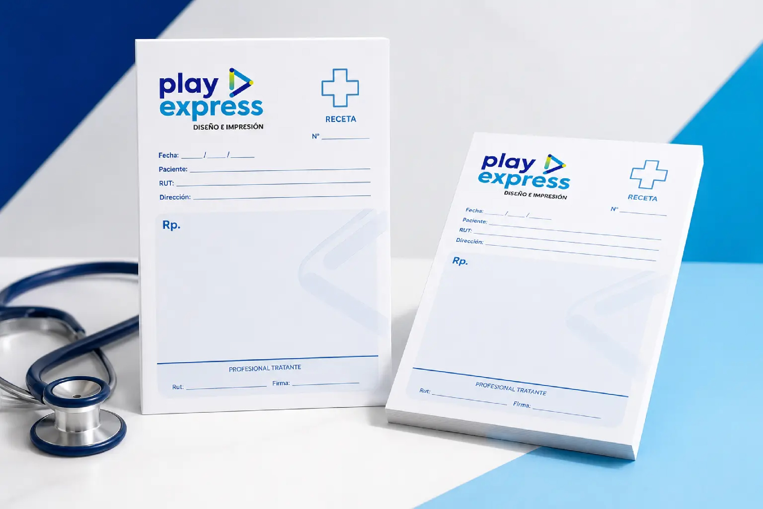 Recetarios médicos personalizados e impresos por Play Express