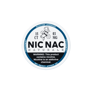 NIC NAC LOZENGES 3MG - PEPPERMINT