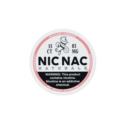 NIC NAC LOZENGES 3MG - GRAPEFRUIT