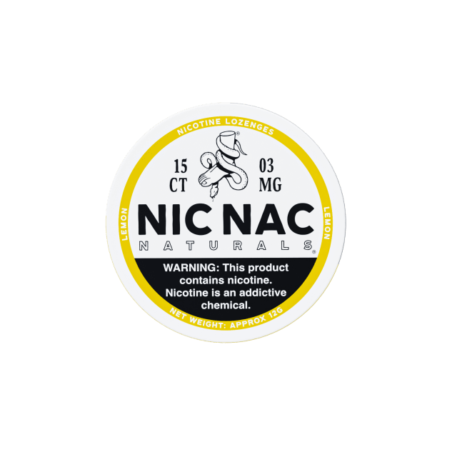 NIC NAC LOZENGES 3MG - LEMON