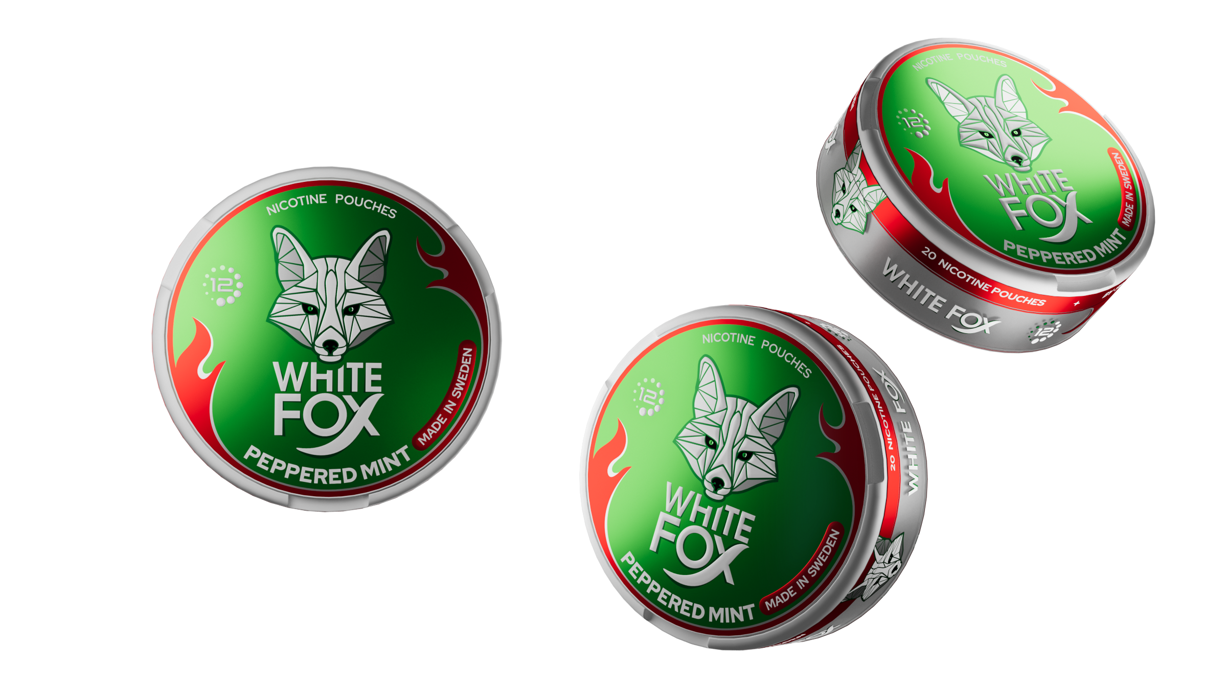White Fox - 12 Mg Peppered Mint image 4